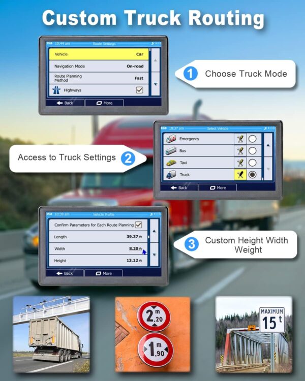 9 Inch Car & Truck GPS Navigation System - Image 6