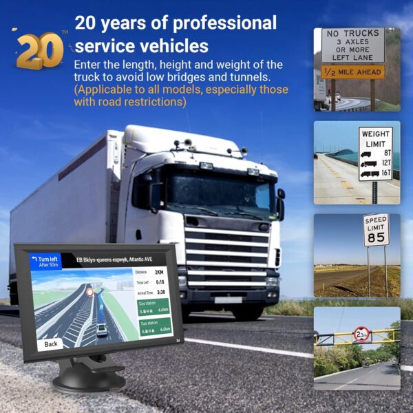 9 Inch Car & Truck GPS Navigation System - Image 13