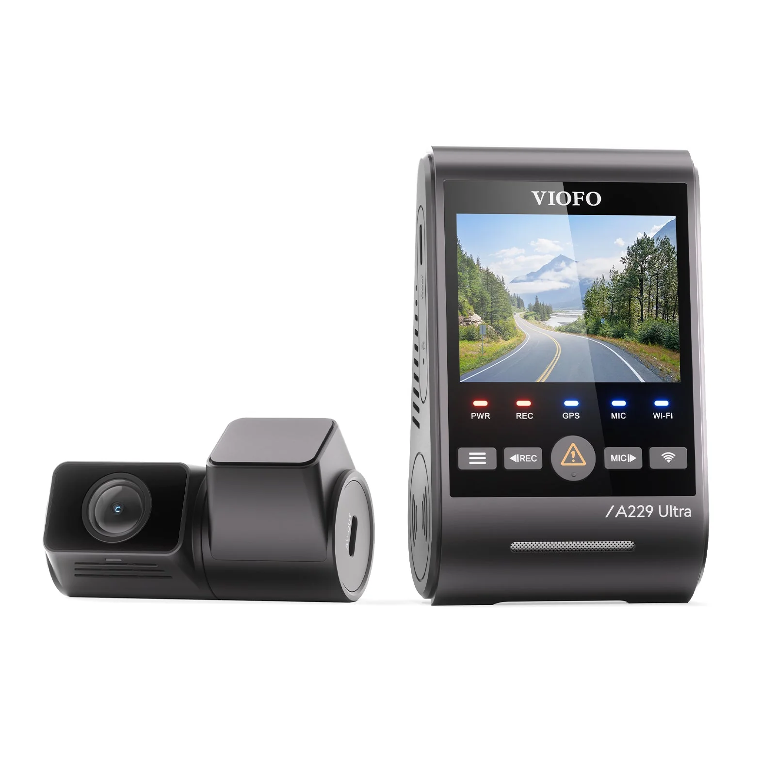 Dual 4K Dash Cam Front and Rear with GPS – VIOFO A229 Ultra (2CH/3CH) WiFi Car Camera, STARVIS 2, Parking Mode, Voice Control - Image 4